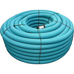 Drænrør 128/113mm. 50m rll.