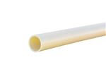 PLASTRØR 16 MM (5/8") GUL/HVID 4 METER