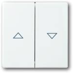 ABB TANGENT DOBBELTE OP/NED, HVID