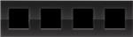 RAMME 4-MODUL PURE LIQUID BLK