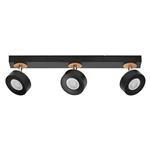 DECOR SPOT PLUTO 3X4,8W/830 SORT