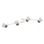 DECOR SPOT CORK 4X3,4W/927 GU10 HVID
