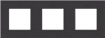 RAMME 3-MODUL PURE ALU BLACK