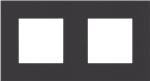 RAMME 2-MODUL PURE ALU BLACK