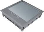 KOMPLET GULVBOKS 244X244MM 12MM LÅG GRÅ