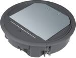 KOMPLET GULVBOKS Ø215MM 5MM LÅG SORT