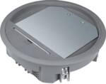 KOMPLET GULVBOKS Ø215MM 12MM LÅG GRÅ
