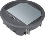 KOMPLET GULVBOKS Ø215MM 12MM LÅG SORT