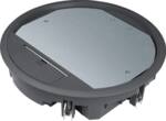 KOMPLET GULVBOKS Ø275MM 12MM LÅG SORT