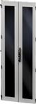 VX IT SHEET STEEL GLAZED DOOR, RAL 7035