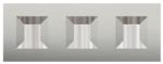 RAMME 3-MODUL PURE STEEL ANTHR