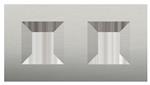 RAMME 2-MODUL PURE STEEL ANTHR