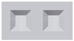 RAMME 2-MODUL, PURE, ALU GREY