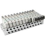 BAR STOCK MANIFOLD 3 STATIONS PORT G