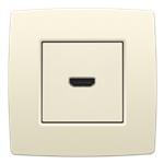 HDMI UDTAG STIKMONTAGE, CREAM