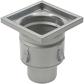 Blücher ind.afløb Ø110/200mm uden vandlås 200x200mm beton/klinke