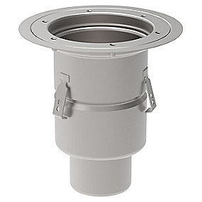 Blücher ind.afløb Ø110/Ø200mm uden vandlås Ø232mm ramme vinyl