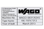 TYPEPLADE LABELS 44X99 SILVER