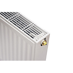 C6 ventil radiator 22 - 500 x 1000 mm. RAL 9016. Hvid