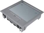 GULVBOKS Q06 FOR 12MM LÅGDYBDE GRÅ