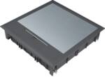 GULVBOKS Q12 FOR  5MM LÅGDYBDE SORT