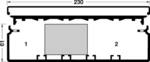KANALBUND F/FB60230 PERLEGRÅ