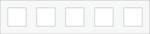 RAMME 5-MODUL, PURE, WH STEEL