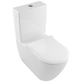 V&B Subway 2,0 toilet 370x700x400mm skjult P-lås hvid alpin. CeramicPlus. Uden cisterne