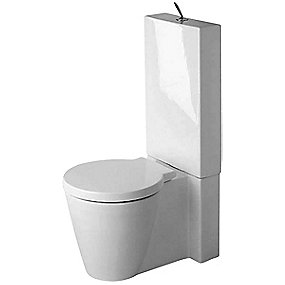Duravit Starck 1 gulvtoilet med universallås 415x640mm. Uden cisterne & sæde