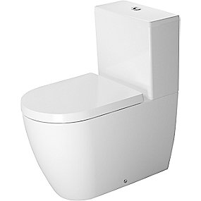 Duravit ME by Starck toilet 370x650mm uni-lås vandret eller lodret afløb med WonderGliss. Uden cisterne & sæde