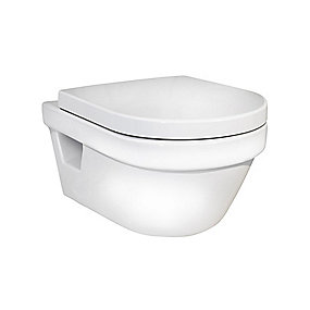 Gustavsberg Hygienic Flush Toilet med åbenskyllerand inkl. Sæde 5G84HR01