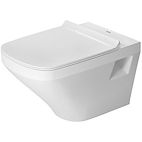 Duravit DuraStyle vægtoilet 54x37cm Med lukket skyllerand og WonderGliss, bolteafstand 180mm