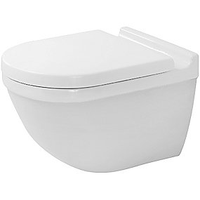 Duravit Starck 3 vægtoilet 360x540mm Rimless med skjult montering