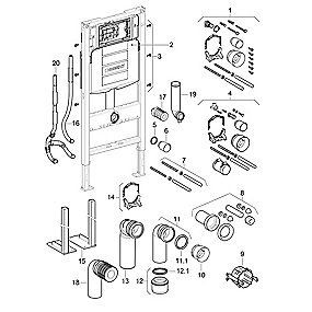 Geberit Duofix WC-element