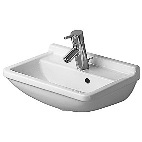 Duravit Starck 3 håndvask 450x320 mm. Forlokket hanehul