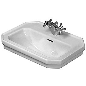 Duravit 1930 håndvask, 500x365 mm, med Wondergliss