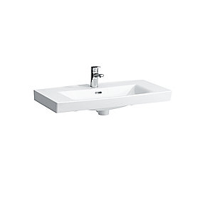 Laufen Pro-N håndvask 800x420mm med hanehul hvid porcelæn