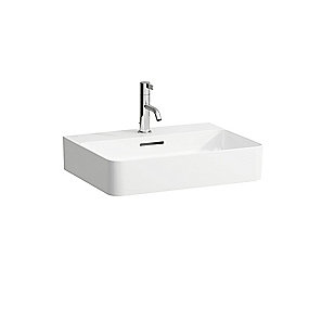 Laufen Val håndvask 550x420x115mm med hanehul hvid saphirkeramik