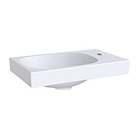 GEBERIT Acanto håndvask 400x115x250mm til møbel/bolt hvid