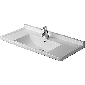 Duravit Starck 3 håndvask, 850x485 mm, indbygning