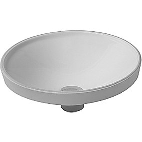 Duravit Rund Architec håndvask, Ø420 mm, til underlimning
