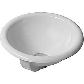 Duravit Rund Architec håndvask, Ø400 mm, til indbygning