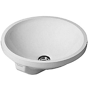 Duravit Architec håndvask, Ø400 mm, til underlimning