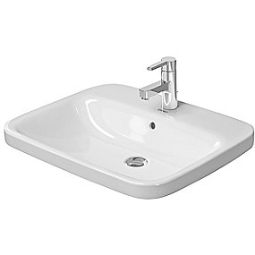 Duravit DuraStyle håndvask til nedfældning 615x490mm med hanehul & WonderGliss