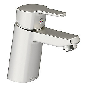 Damixa Pine håndvaskarmatur, rub clean, 6l/min, steel (pvd)