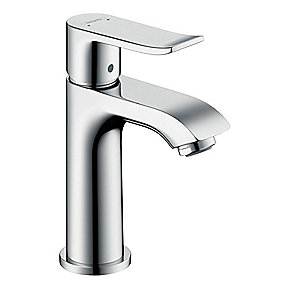 hansgrohe Metris 100 Håndvaskarmatur med bundventil. Krom