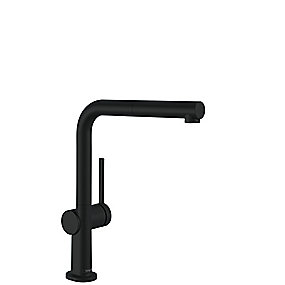 hansgrohe Talis M54 køkkenarmatur 270 1jet, med udtræk, mat sort. L-tud