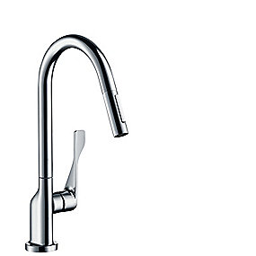 hansgrohe AX Citterio Køkkenarmatur med udtrækstud. Rustfri stål finish