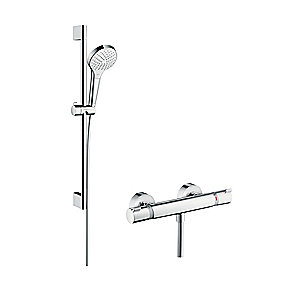 hansgrohe Croma Select S Vario Eco termostatarmatur med brusesæt 650mm