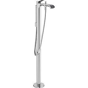 hansgrohe Vivenis kar-/brusearmatur karsøjle til gulvmontering, krom